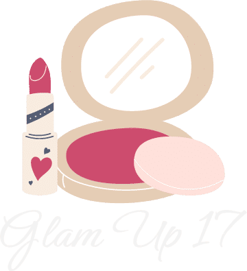 Logo Glam up 17 v2 - texte blanc